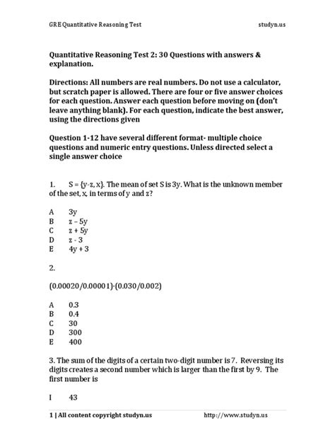 gre quantitative reasoning sample questions|gre quant practice questions pdf.